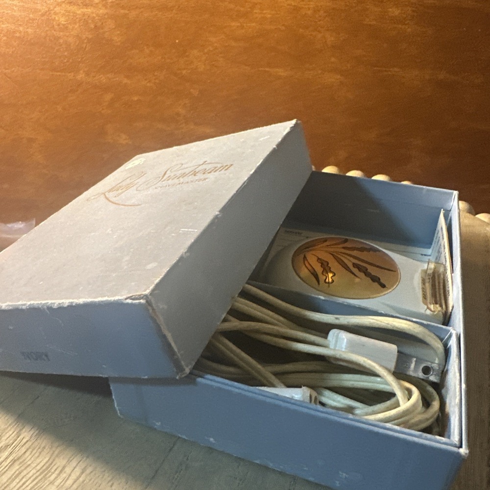 Lady Sunbeam Vintage Women's Electric Shaver In Original Case/Box